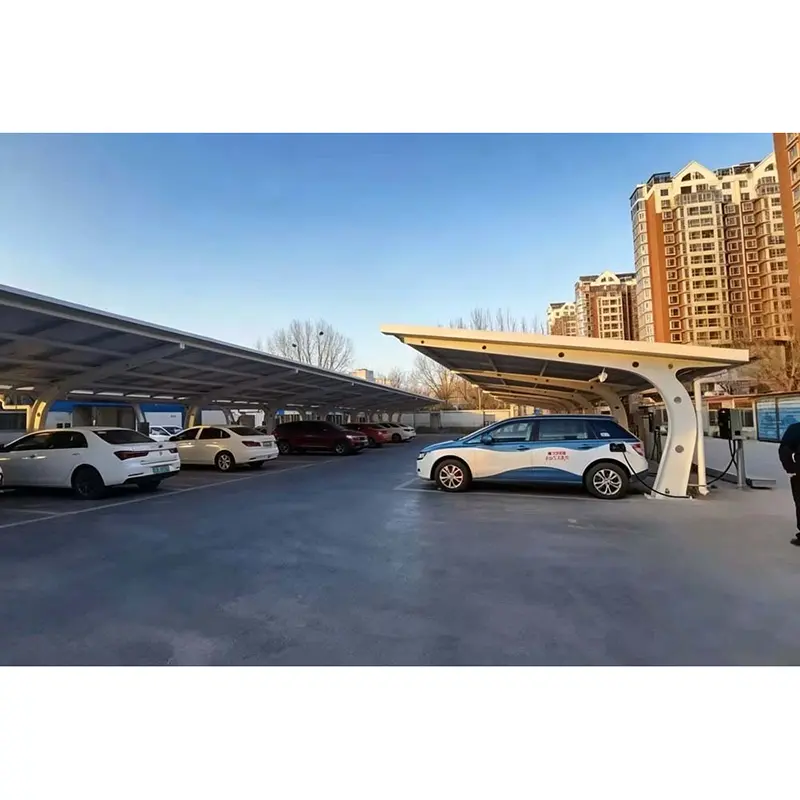 C-Channel Solar Carport жүйесі