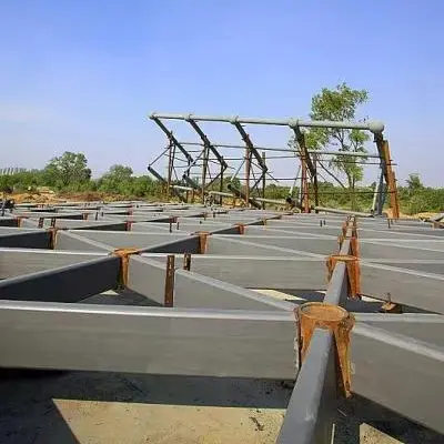 Paint Anti Corrosion Coated Steel Structure